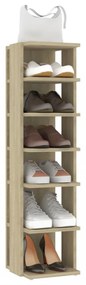 2 db sonoma tölgy színű cipősszekrény 27,5 x 27 x 102 cm