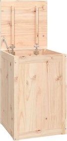 vidaXL tömör fenyőfa szennyestartó láda 44 x 44 x 66 cm