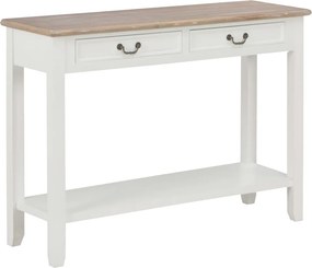 vidaXL fehér fa tálalóasztal 110 x 35 x 80 cm