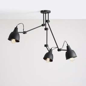 ALDEX 842PL_E AIDA Loft Mennyezeti Lámpa Fekete E27 IP20