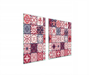 Üveg Tűzhelyvédő Főzőlap 90x52 Mozaik Edzett Üveg