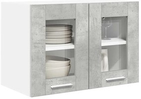 Függő szekrény Riga 2 pcs Beton Szürke 60 x 31 x 40 cm Faanyag