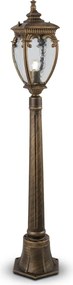 Maytoni klasszikus kültéri állólámpa fleur antik bronz fekete arany myo414fl-01gb1 IP44
