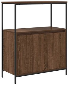 Barna tölgy fürdőszobaszekrény polcokkal 76,5x35x95 cm