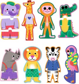 Trió puzzle - Dzsungel hangjai, 24 db-os - Jungle melody