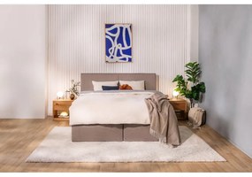 Szürkésbarna boxspring ágy 180x200 cm Olia Bold – Bonami Selection