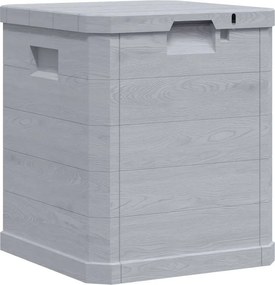 Világosszürke Kerti Tárolóláda 90 L