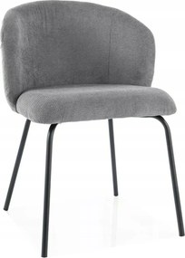 Szürke kárpitozott szék fésülködőasztalhoz, nappaliba, konyhába modern Kevin