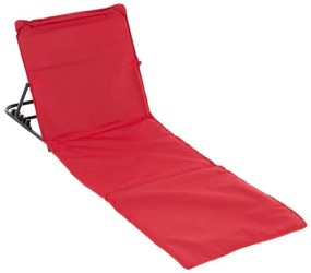 Állítható nyugágy GARTHEN - piros