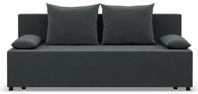 Nobu kanapé, bársony, szürke