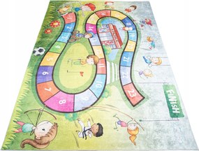 Gyerek Szőnyeg Színes 140x200 Sport Versenyek