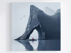Canvas Vászonkép Minimalizmus Jéghegy Sarkvidék Természet Tenger 80x80