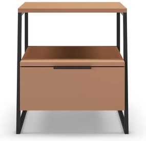 Téglavörös éjjeliszekrény Velia – Marckeric