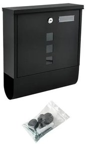 Postaláda 34x30,7 cm fekete