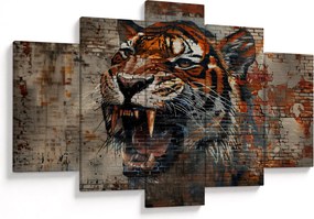 Kép - Téglatigris (150x105 cm)