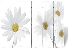 vidaXL virágmintás paraván 217 x 170 cm