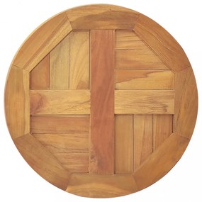 kerek tömör tíkfa asztallap 2,5 cm 40 cm