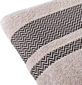 EMI Ates bézs pamut törölköző 50x90 cm