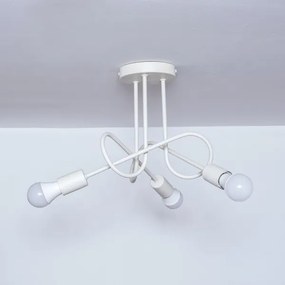 Felületre szerelt csillár OXFORD 3xE27/15W/230V krémszínű