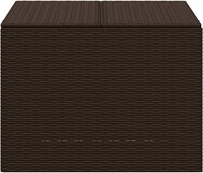 vidaXL barna polyrattan kerti tárolóláda 291 L