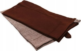 Home Elements Újrahasznosított pamut konyharuha 2 db, 50 x 70 cm, csokoládé. és szelet