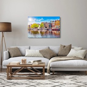 Kép - Táncoló házak, Amszterdam (90x60 cm)