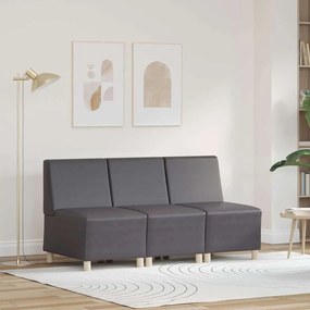 Karfa Nélküli Modularis Kanapé Egység 3 pcs Szürke