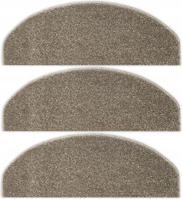 Lépcsővédő Szőnyeg Szett Bézs Krém Puha Bolyhos Lépcsőfok Takaró