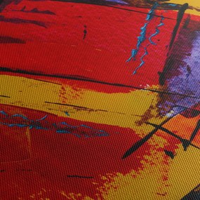 Absztrakciós kép (120x50 cm)