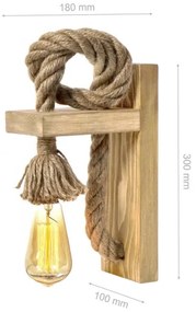 Fali lámpa 1xE27/40W/230V