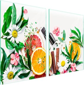 7in1 Üveg védőlap tűzhelyhez 2x45x52 Virág