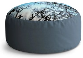 Circle zsámoly csupasz ágak, kék