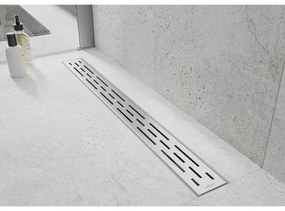 Mexen Lapos rozsdamentes acél zuhanyfolyó 50 cm minta M01, 1020050-15