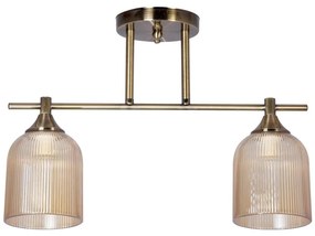 Csillár rúdon 2xE14/60W/230V réz