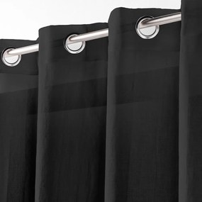 Fekete fényáteresztő függöny 140x280 cm Telma – douceur d'intérieur