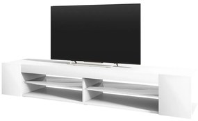 Tv szekrény/asztal Monty 180 (világítással) (fehér). 1098623