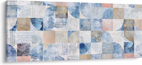 Kép - Geometrikus formák a falon (120x50 cm)