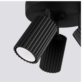 Fekete spotlámpa Gleam – Sollux