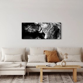 Kép - nőstény oroszlán portré (120x50 cm)