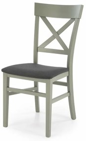 TUTTI 2 szék, szürke/zöld szövet: Inari 95