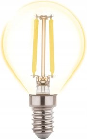 EDP020WW Dekoratív led filament izzó E14 5,5W 806lm 3000K G45 golyó Inq
