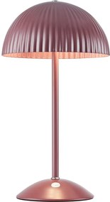 Piros fém asztali lámpa fém búrával (magasság 33,5 cm) Zin – Markslöjd