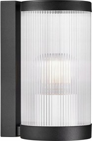 Nordlux Coupar kültéri fali lámpa, fekete, IP54, E27 kivitel, 25 cm