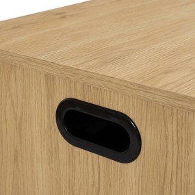 Tárolóláda ülőfunkcióval / cipősszekrény MARGOT 100 cm tölgy