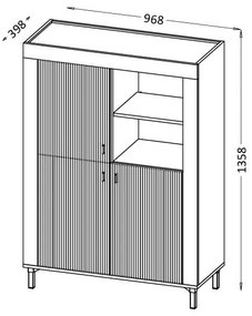 Komód Mossana MO5 (kasmír). 1096833