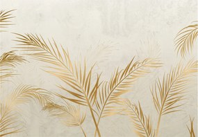 Flizelin fotótapéta Arany pálmafák luxus design 416x290 +ragasztó