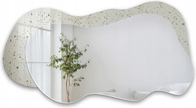 Veloce szabálytalan tükör vintage öregített tükör 90x48 fali