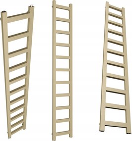 Lad 770/250 Beige Fürdőszobai Radiátor