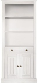 Fehér borovi fenyő könyvespolc 181x31 cm Mille – Støraa