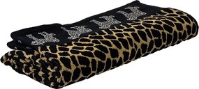 AFRIKA Strandtörölköző barna leopárd 165x90cm